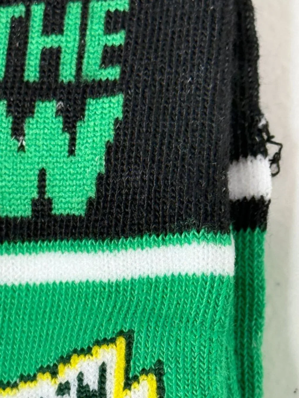 Mountain Dew Do the Dew Crew Socks Black Green Adult